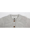 Bold Fox Head Patch Regular Cardigan Beige Melange - MAISON KITSUNE - BALAAN 8