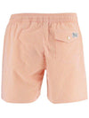 Logo Patch Striped Swim Shorts Orange - POLO RALPH LAUREN - BALAAN 4