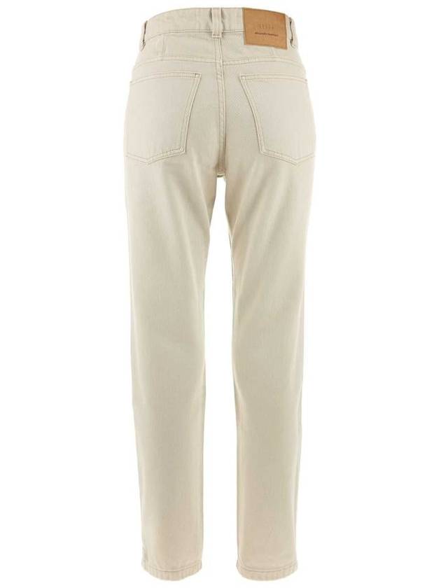 Classic Fit Jeans Beige - AMI - BALAAN 3