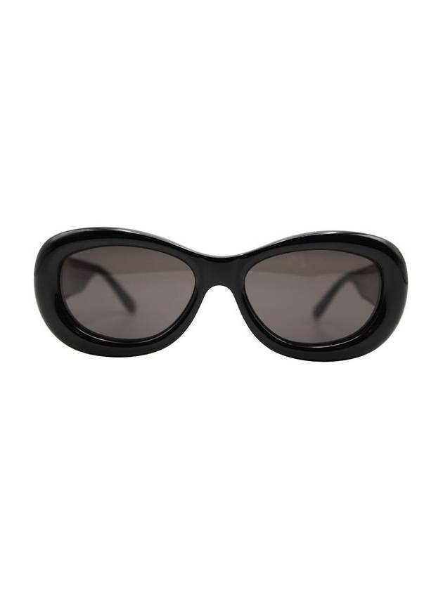 Oval Frame Sunglasses Black - COURREGES - BALAAN 1