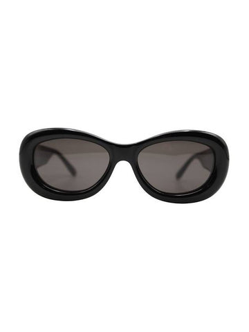 Oval Frame Sunglasses Black - COURREGES - BALAAN 1