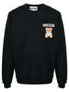 Teddy bear embroidery logo sweatshirt 1774227 1555 - MOSCHINO - BALAAN 1
