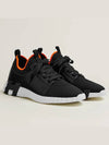 Depart Knit Low Top Sneakers Noir - HERMES - BALAAN 2