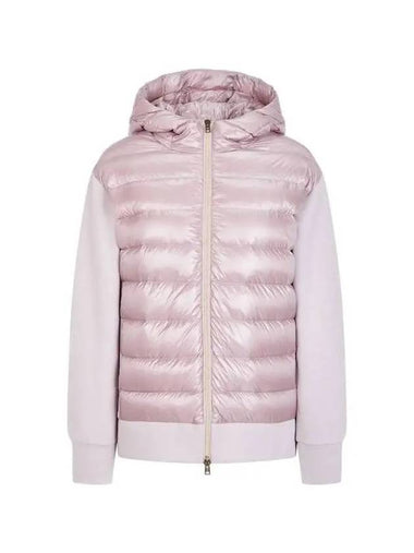 Special Week 10 Extra Women s Padded Front Hooded Jacket Light Purple - HERNO - BALAAN 1