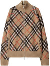 Check zip up cardigan 8095087 - BURBERRY - BALAAN 1