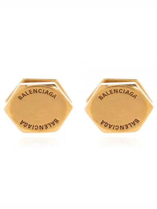 Garage Screw Earrings Gold - BALENCIAGA - BALAAN 2