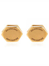 Garage Screw Earrings Gold - BALENCIAGA - BALAAN 2