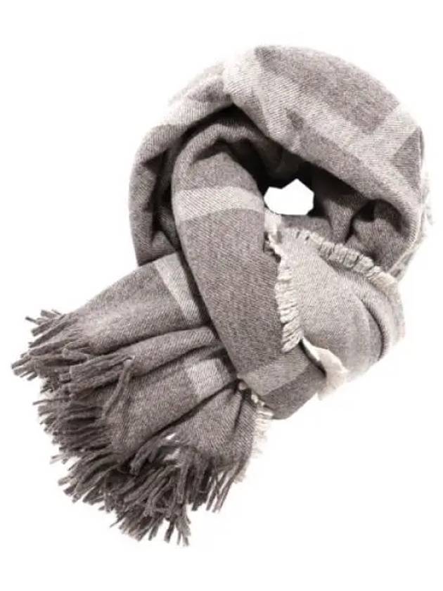 Monogram Wool Cashmere Scarf Women - TOTEME - BALAAN 1