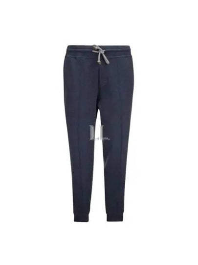 Drawstring Track Pants Blue - BRUNELLO CUCINELLI - BALAAN 2