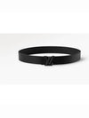 LV Aerogram 35mm leather belt black - LOUIS VUITTON - BALAAN 6