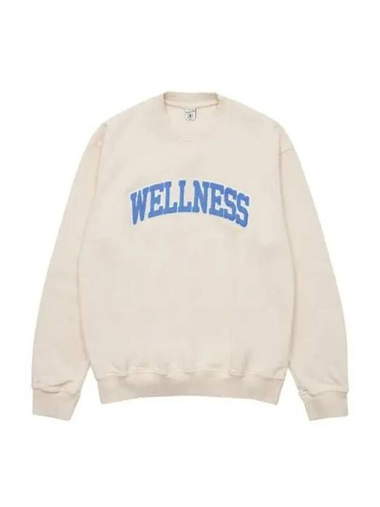 Wellness Logo Sweatshirt Beige - SPORTY & RICH - BALAAN 2