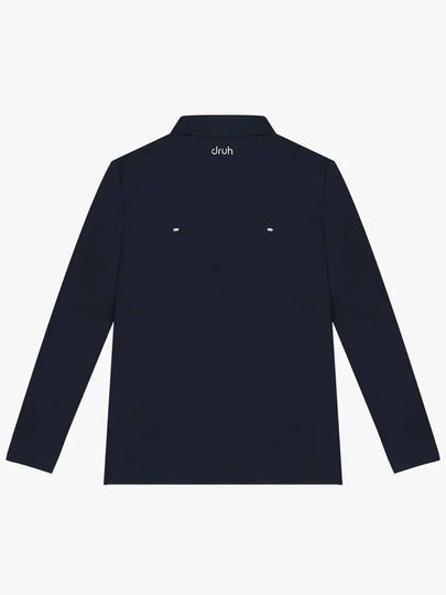 Drew Spring Slit Modified Collar T-shirt DM41LT36NAVY - DRUH GOLF - BALAAN 2