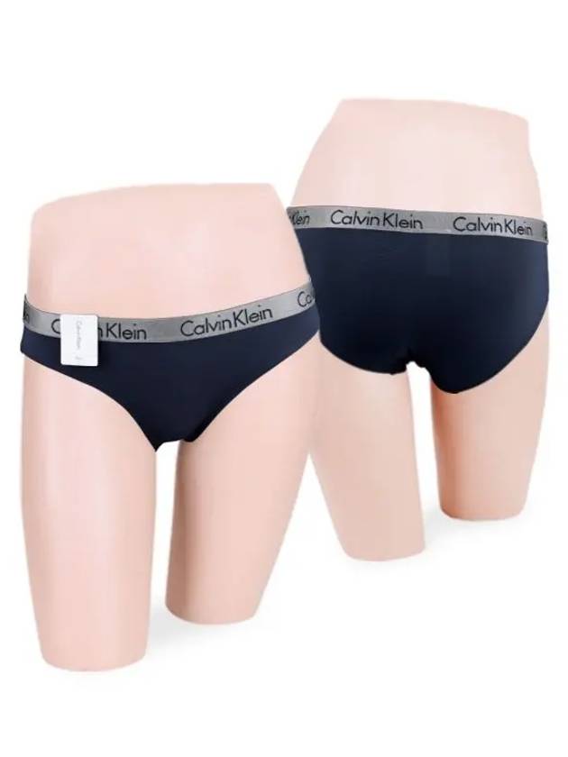 Underwear Women's Underwear CK Women's Triangle Panties Steel Band QD3622 Navy - CALVIN KLEIN - BALAAN 1