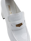 Patent Leather Pumps White - MIU MIU - BALAAN 9