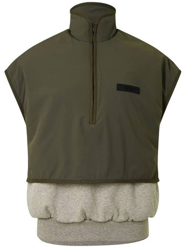 Essentials Nylon Fleece Mockneck Vest - FEAR OF GOD - BALAAN 1