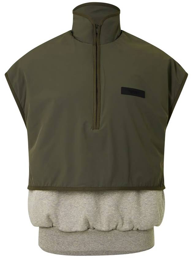 Essentials Nylon Fleece Mockneck Vest - FEAR OF GOD - BALAAN 2