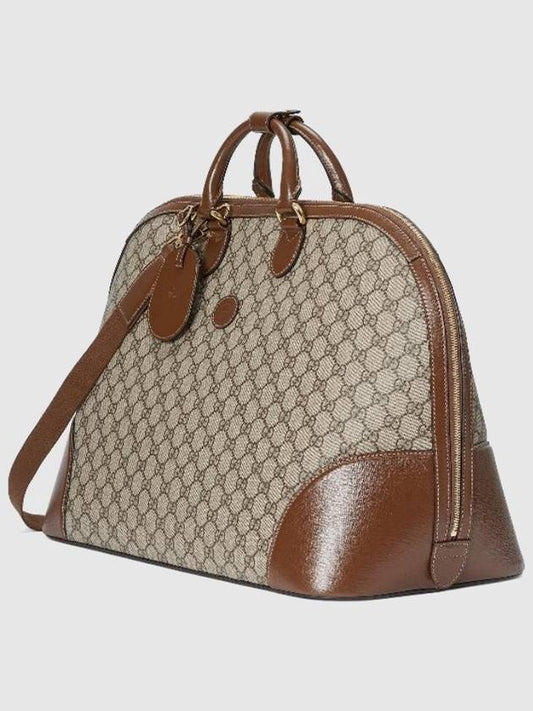 Interlocking GG Supreme Canvas Leather Duffel Bag 739726 92THG 8563 - GUCCI - BALAAN 2