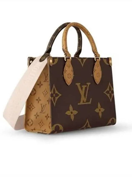 Women's OnTheGo PM Monogram Tote Bag Brown - LOUIS VUITTON - BALAAN 2