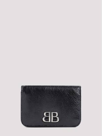 business card wallet 765631 2AAYP 1000 BLACK - BALENCIAGA - BALAAN 1