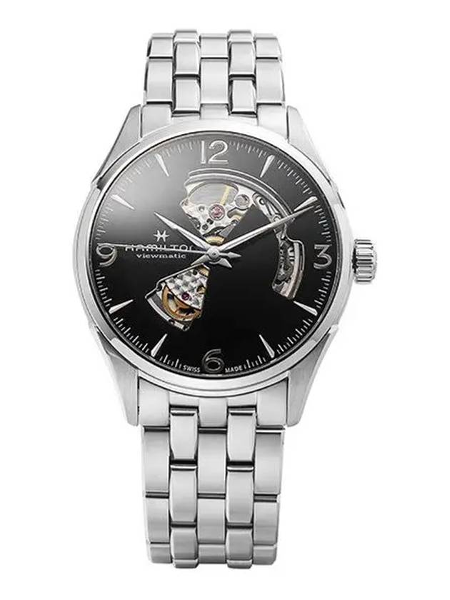 Jazzmaster Open Heart Metal 42MM Watch Silver - HAMILTON - BALAAN 2