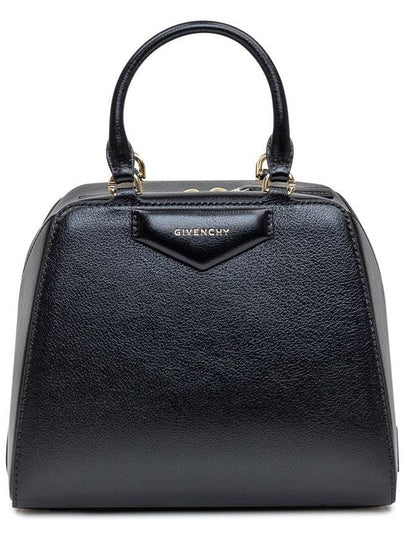 Antigona Cube Leather Mini Bag Black - GIVENCHY - BALAAN 2