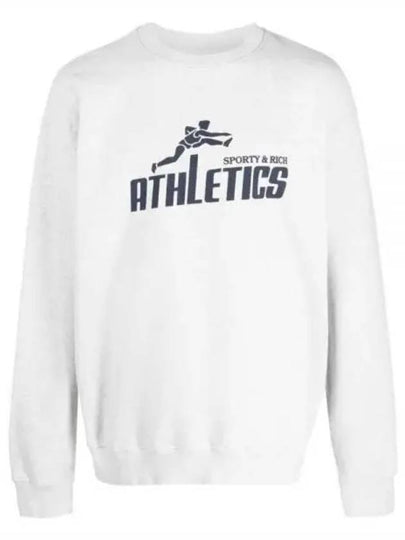 Athletic Sweatshirt Gray - SPORTY & RICH - BALAAN 2