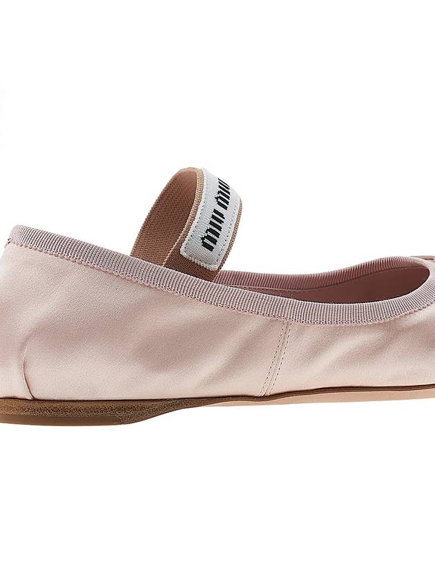 Satin Ballerinas Pink - MIU MIU - BALAAN 11