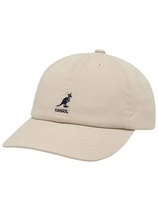 Washed Ball Cap Ivory - KANGOL - BALAAN 4