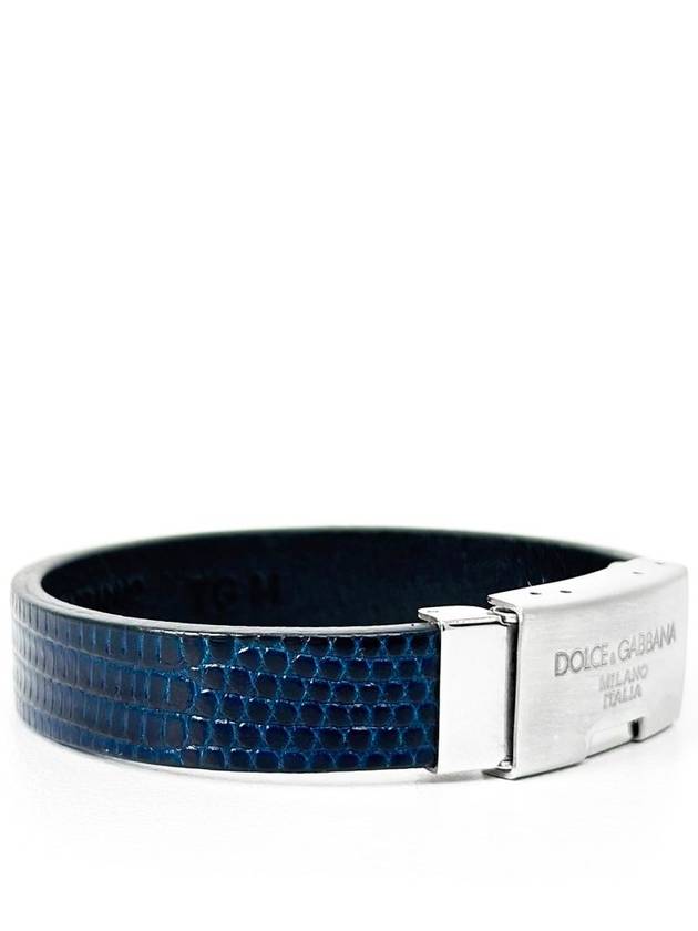 OS DG Men s Calfskin Plate Bracelet - DOLCE&GABBANA - BALAAN 3