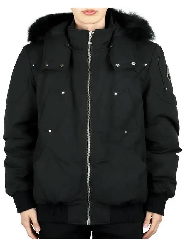 Originals Shearling Ballistic Bomber Jacket Black - MOOSE KNUCKLES - BALAAN 3