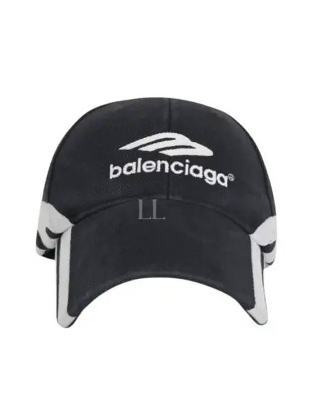 3B Sports Icon Ball Cap Black - BALENCIAGA - BALAAN 2