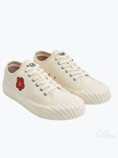 Shool Boke Flower Low Top Sneakers Cream - KENZO - BALAAN 2