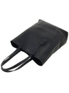 Grained Leather Bold Shopping Shoulder Bag Black - SAINT LAURENT - BALAAN 5