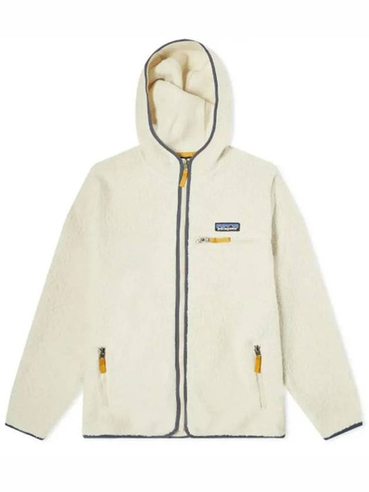 Retro Pile Hooded Jacket Ivory - PATAGONIA - BALAAN 2