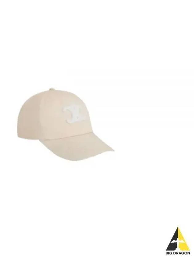 24SS CLEINE TRIOMPHE Ball Cap Vanilla Women 2AUT6969P 01VA - CELINE - BALAAN 2