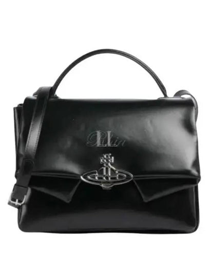 Sibyl ORB Logo Tote Bag Black - VIVIENNE WESTWOOD - BALAAN 2