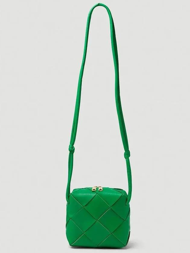 Cassette Intrecciato Mini Shoulder Bag Green - BOTTEGA VENETA - BALAAN 3