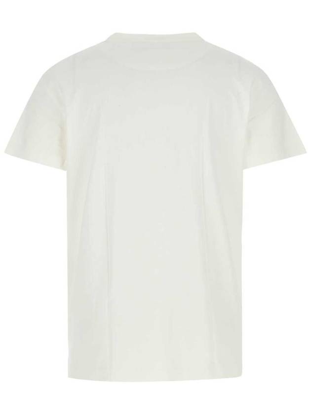 Logo Patch Cotton Short Sleeve T-Shirt 3 Pack White - JIL SANDER - BALAAN 3