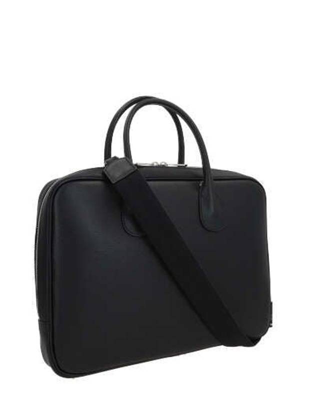 Valextra My Logo Leather Briefcase - VALEXTRA - BALAAN 3