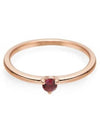 Red Solitaire Ring Rose Gold - PANDORA - BALAAN 6