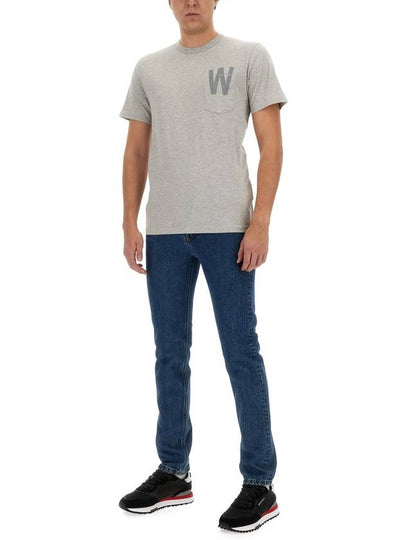 T-SHIRT WITH LOGO - WOOLRICH - BALAAN 2