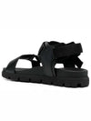 Sporty Leather Re-Nylon Tape Sandals Black - PRADA - BALAAN 4