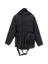 Transformer Gym Bag Parka Black - BALENCIAGA - BALAAN 1