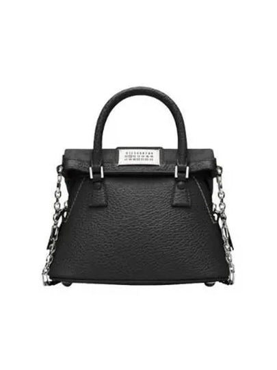 5AC Classique Micro Tote Bag Black - MAISON MARGIELA - BALAAN 2