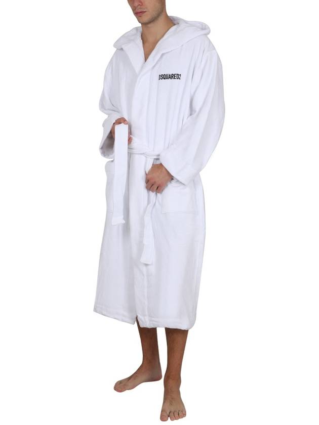 BATHROBE WITH Logo D7P404220110 B0040186600 - DSQUARED2 - BALAAN 1