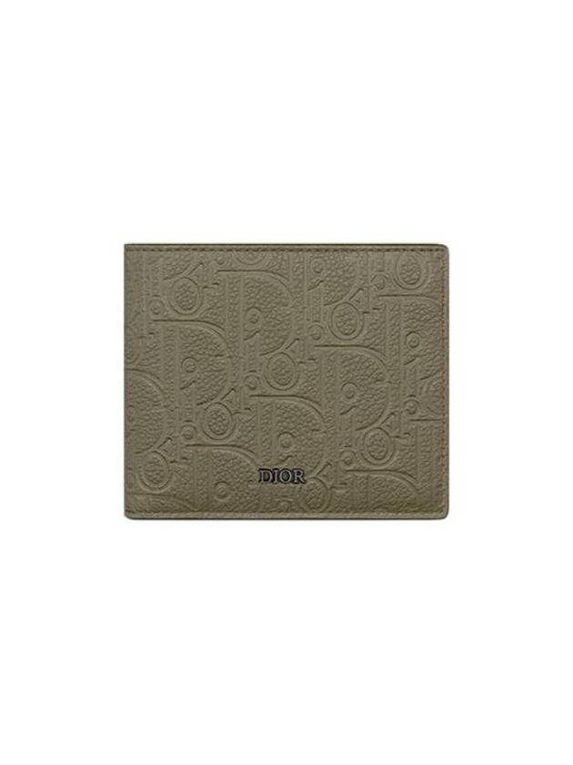 Gravity Leather Half Wallet Khaki - DIOR - BALAAN 1