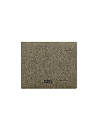 Gravity Leather Half Wallet Khaki - DIOR - BALAAN 1