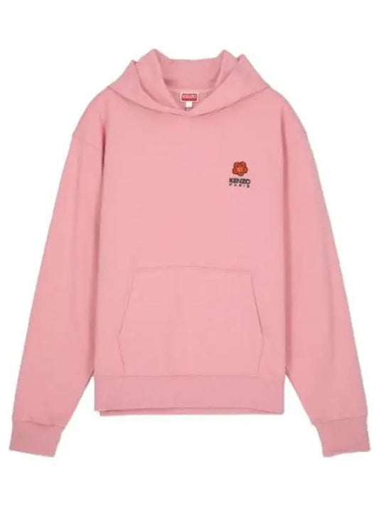 Balk Flower Crest Hooded Rose Sweatshirt Hoodie - KENZO - BALAAN 1