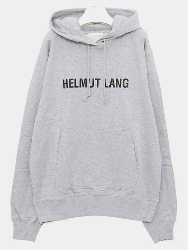 Core Logo Hoodie Grey - HELMUT LANG - BALAAN 4