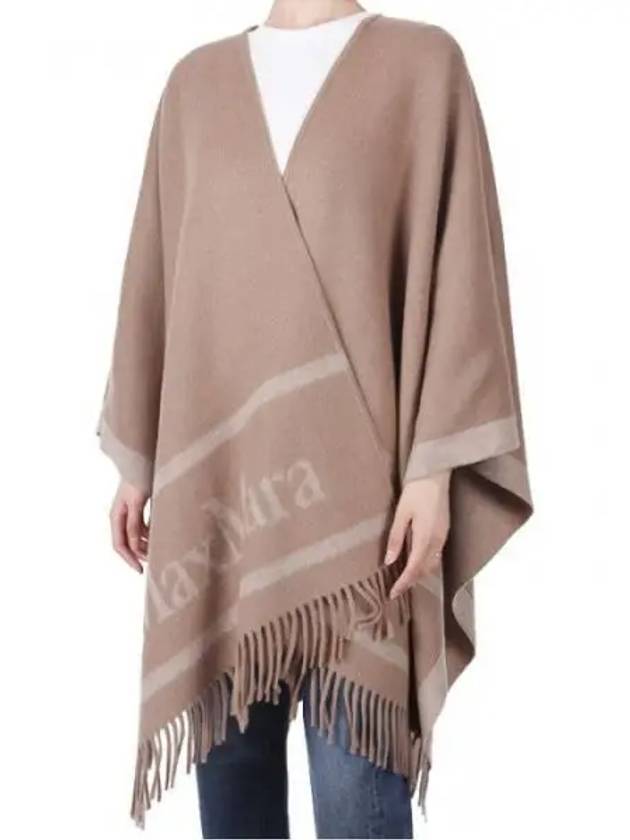 Women s Hilde Wool Cape Camel 002 271347 1119493 - MAX MARA - BALAAN 1